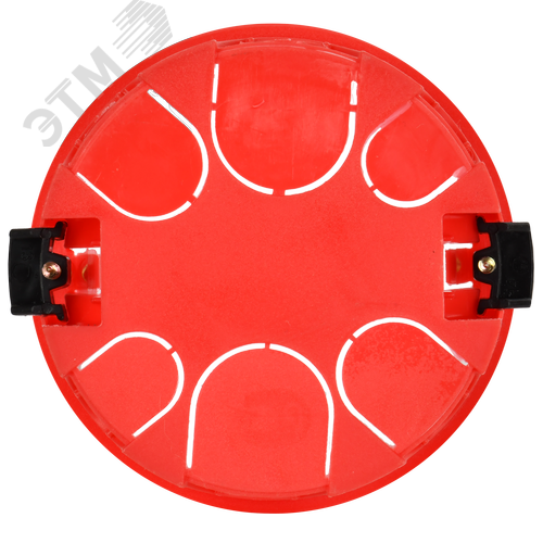 Коробка КМ41025 распаячная d80х40мм для полых стен пластиковые лапки - фото 2