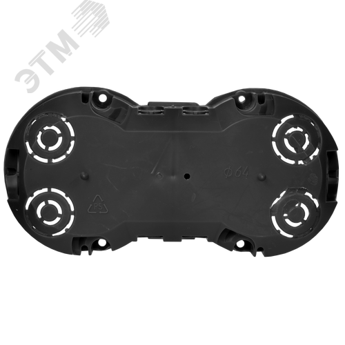 Коробка установочная 141х70х45мм двухместная для твердых стен - фото 2