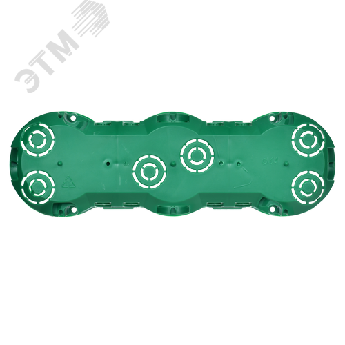 Коробка установочная 212х70х45мм трехместная для полых стен - фото 3