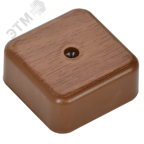 Коробка распаячная КМ для открытой проводки 50х50х20мм дуб - фото 4