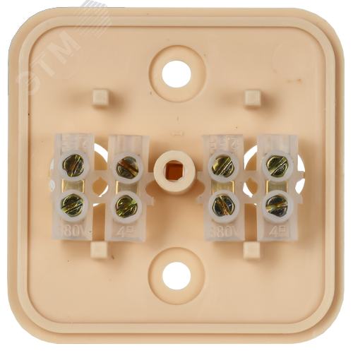 Коробка распределительная КМ41206-04  50х50х20мм для наружного монтажа - фото 3