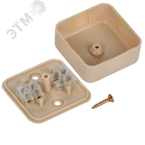 Коробка распределительная КМ41206-04  50х50х20мм для наружного монтажа - фото 5