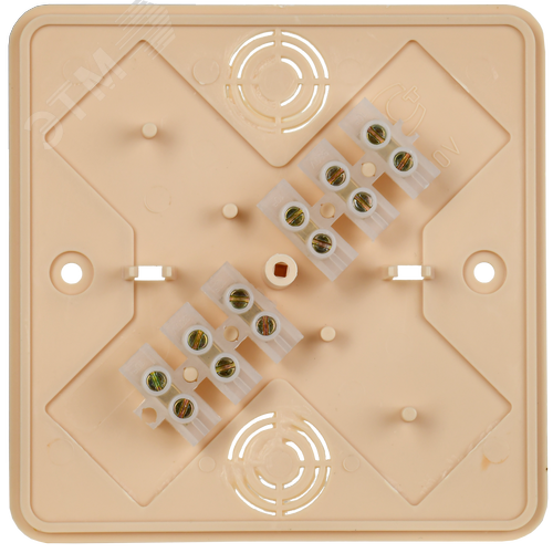 Коробка клеммная КМ41222-04 100х100х44 сосна IP20 - фото 3