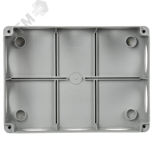 Коробка распаячная 190х140х120 серая IP55 КМ41246 - фото 2