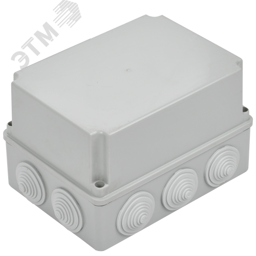 Коробка распаячная 190х140х120 серая IP55 КМ41246 - фото 4