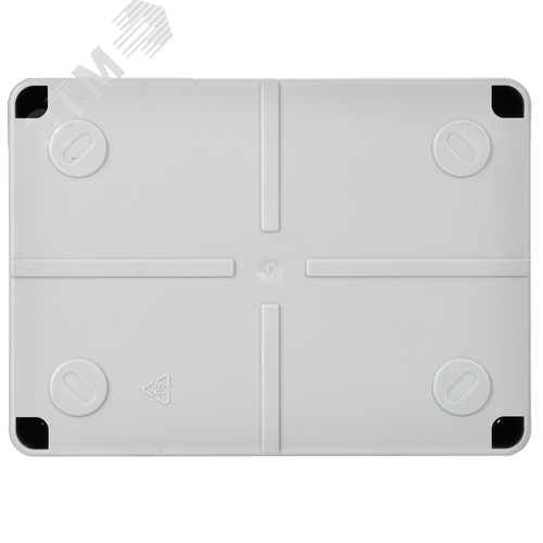 Коробка распаячная КМ41262 для открытой проводки  150х110х85мм гладкие стенки IP55 серая IEK - фото 3