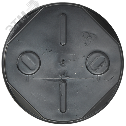 Коробка распаячная КМ41237 для открытой проводки с защелкивающейся крышкой D=75х40мм IP44 4 гермовводов черная (RAL 9005) IEK - фото 2