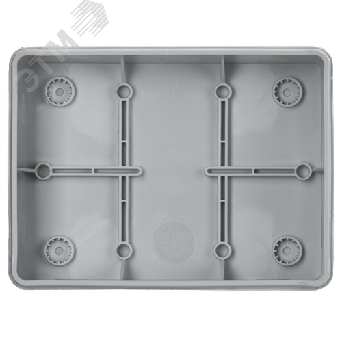 Коробка расп. КМ42441 о/п 150х110х70мм IP67 10вв. серая - фото 3