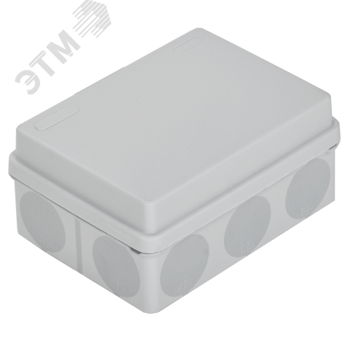 Коробка расп. КМ42441 о/п 150х110х70мм IP67 10вв. серая - фото 4