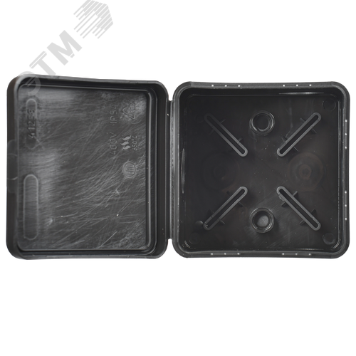 Коробка расп. КМ41238 80х80х50мм о/к IP54 7 вв. черная - фото 3