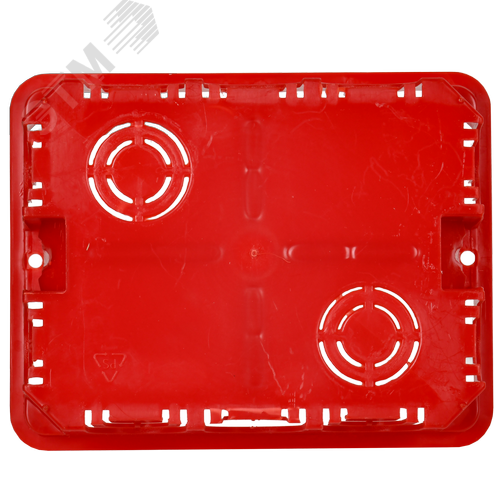 Коробка распаячная КМ41008 для твердых стен       120х92х45мм с саморезами с крышкой IEK - фото 2