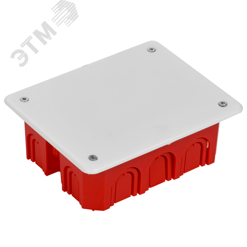 Коробка распаячная КМ41008 для твердых стен       120х92х45мм с саморезами с крышкой IEK - фото 4