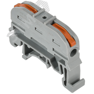 Изображение товара Строительно-монтажная клемма СМК 222-4111D проходная на DIN-рейку (50шт/упак) IEK (шт)