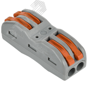 Изображение товара Строительно-монтажная клемма СМК 222-4122 проходная (4шт/упак) IEK (упак)