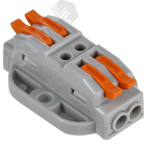 Изображение товара Строительно-монтажная клемма СМК 222-4122P проходная с площадкой (4шт/упак) IEK (упак)