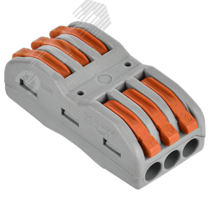 Изображение товара Строительно-монтажная клемма СМК 222-4133 проходная (50шт/упак) IEK (шт)