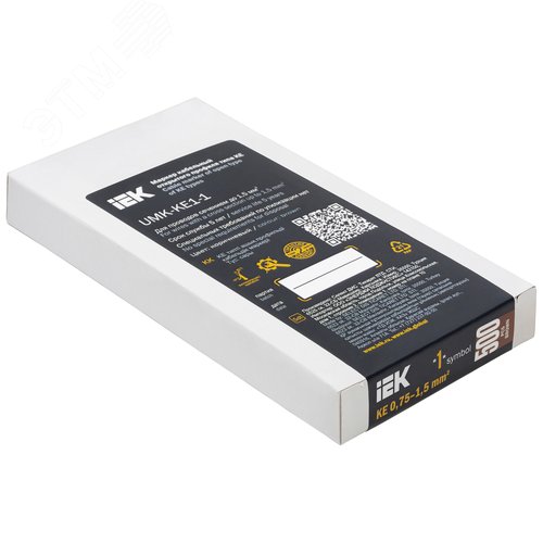 Маркер открытого типа KE 0,75-1,5мм2 символ '1' (500шт/упак) IEK - фото 2