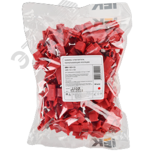 Зажим ответвительный 0.5-1.5мм.кв красный ЗПО-1 (100шт) - фото 2