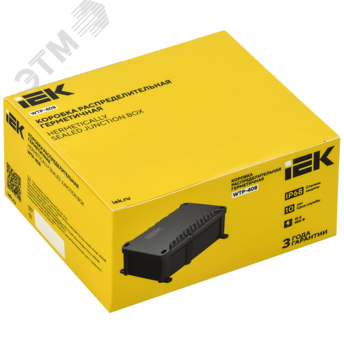 Коробка распределительная герметичная WTP-408 IP68 IEK - фото 2