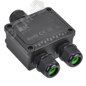 Изображение товара Коробка распред. герметичная WTP-401 3 ввода IP68 (шт)