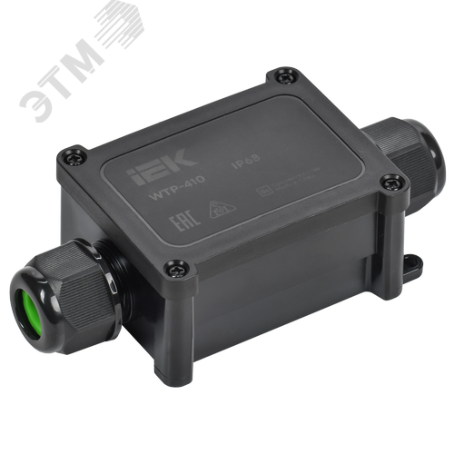 Коробка распределительная герметичная WTP-410 2 ввода IP68 IEK - фото 1