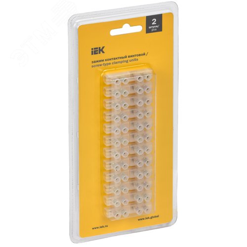 Зажим винтовой ЗВИ-10 2.5-6мм.кв 2шт - фото 2