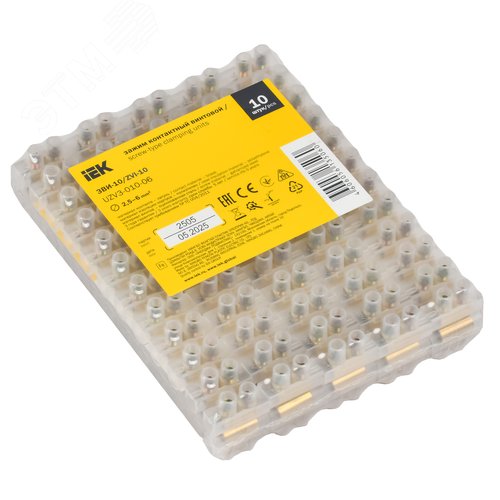 Клеммник ЗВИ-10 2.5-6мм.кв. 12пар - фото 2