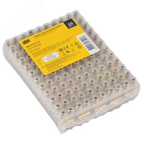 Клеммник ЗВИ-20 4-10мм.кв. 12пар - фото 2