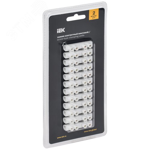 Зажим винтовой ЗВИ-10 2.5-6мм.кв не поддерживает горение(2шт) - фото 2