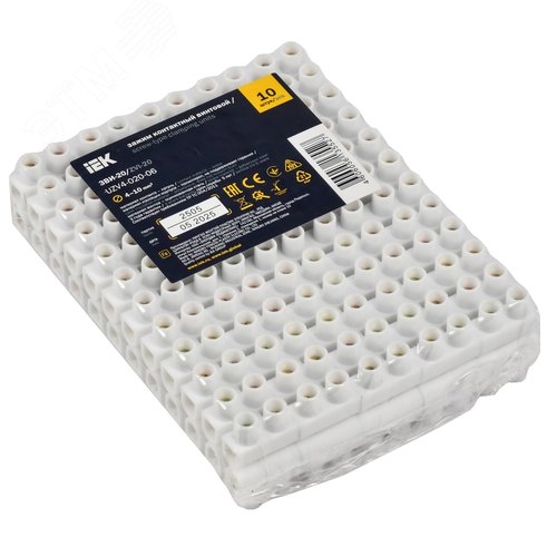 Зажим винтовой ЗВИ-20 н/г 4-10мм2 12пар IEK - фото 2