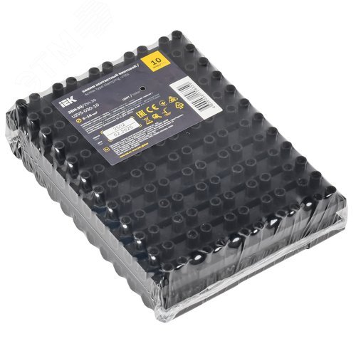 Зажим винтовой ЗВИ-30 6-16мм.кв. 12пар не поддерживающий горения черный - фото 2