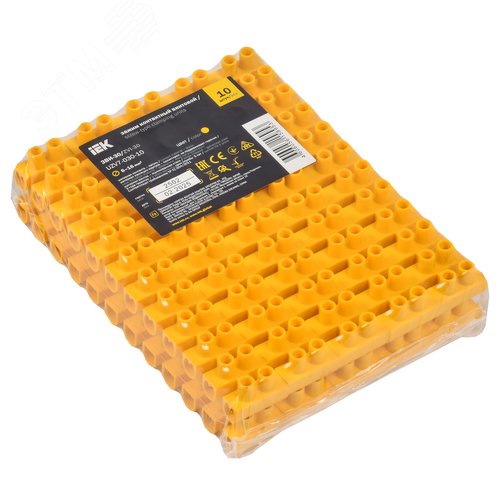 Зажим винтовой ЗВИ-30 12х10 не поддерживает горение желтый - фото 2