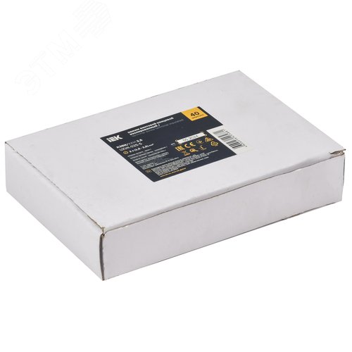 Зажим винтовой концевой изолированный КЗВИ 2.5мм2 5x1 - фото 2