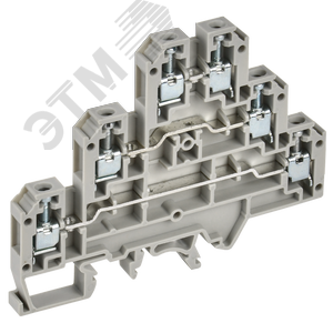 Изображение товара ARMAFIX Клемма винтовая CTS-ML 3 ур. 2,5мм2 серая IEK (шт)