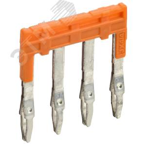 Изображение товара Перемычка гребенчатая для колодки клеммной CP 4мм2 4PIN IEK (шт)