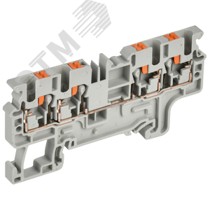 Изображение товара ARMAFIX Клемма пружинная Push-in CP-MC 4 вывода 2,5мм2 серая IEK (шт)