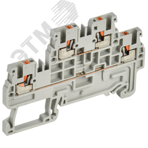 Изображение товара ARMAFIX Клемма пружинная Push-in CP-ML 2 ур. 1,5мм2 серая IEK (шт)