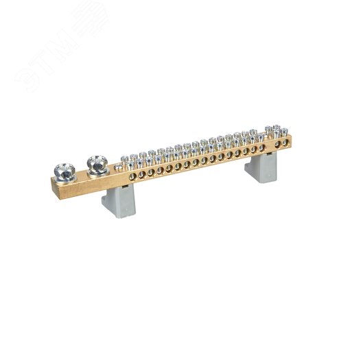 Шина N ноль'' на двух угловых изоляторах 200А Ш НИ-10х18-36-L2-С '' - фото 2