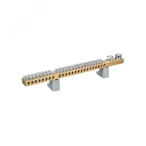 Шина N ноль'' на двух угловых изоляторах 200А Ш НИ-10х18-48-L2-С '' - фото 2