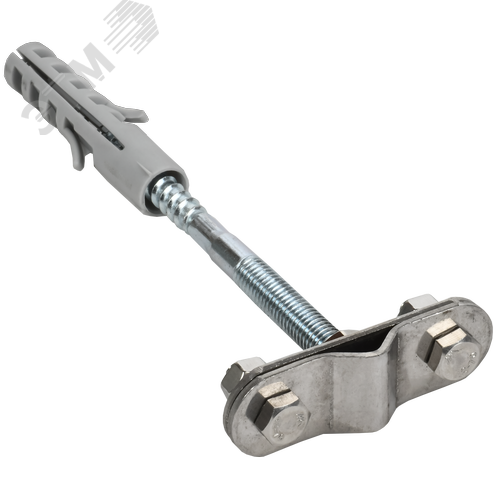 Изображение товара Держатель проводника круглого 6-10мм L=200 мм бетонный фасад оцинкованная сталь TD IEK (шт)