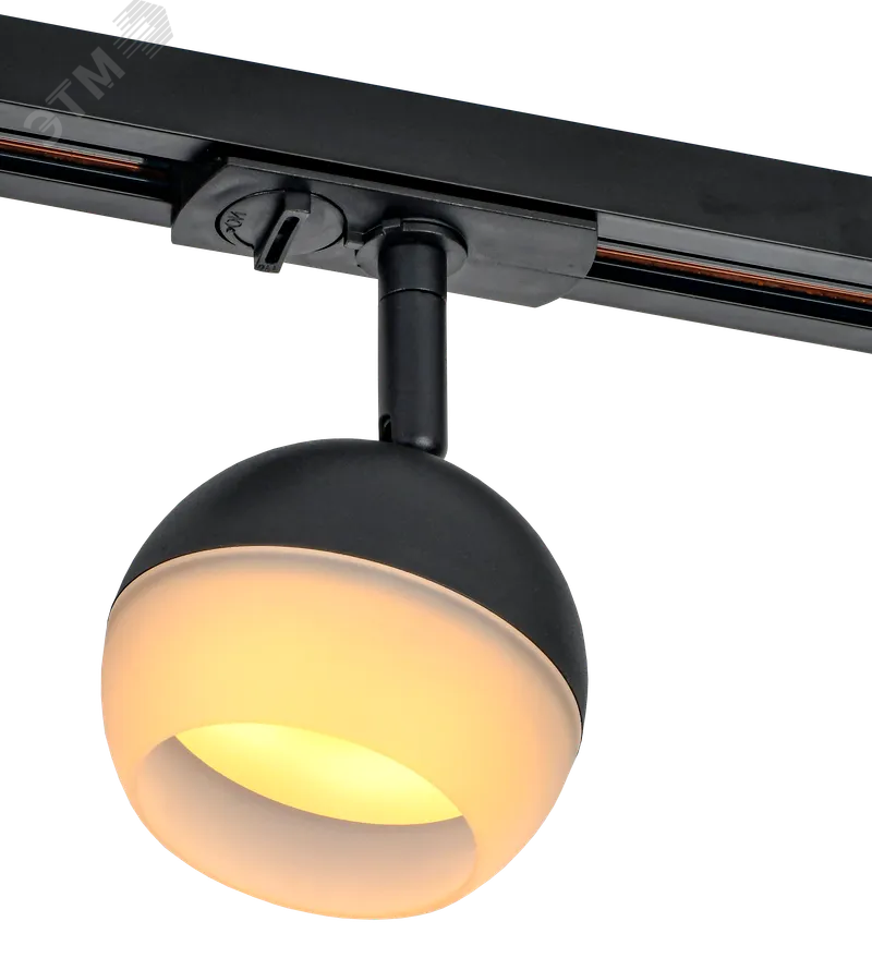 LIGHTING Светильник 4118 декоративный трековый поворотный под лампу GX53 черный IEK LT-USB0-4118-GX53-1-K02 IEK - превью