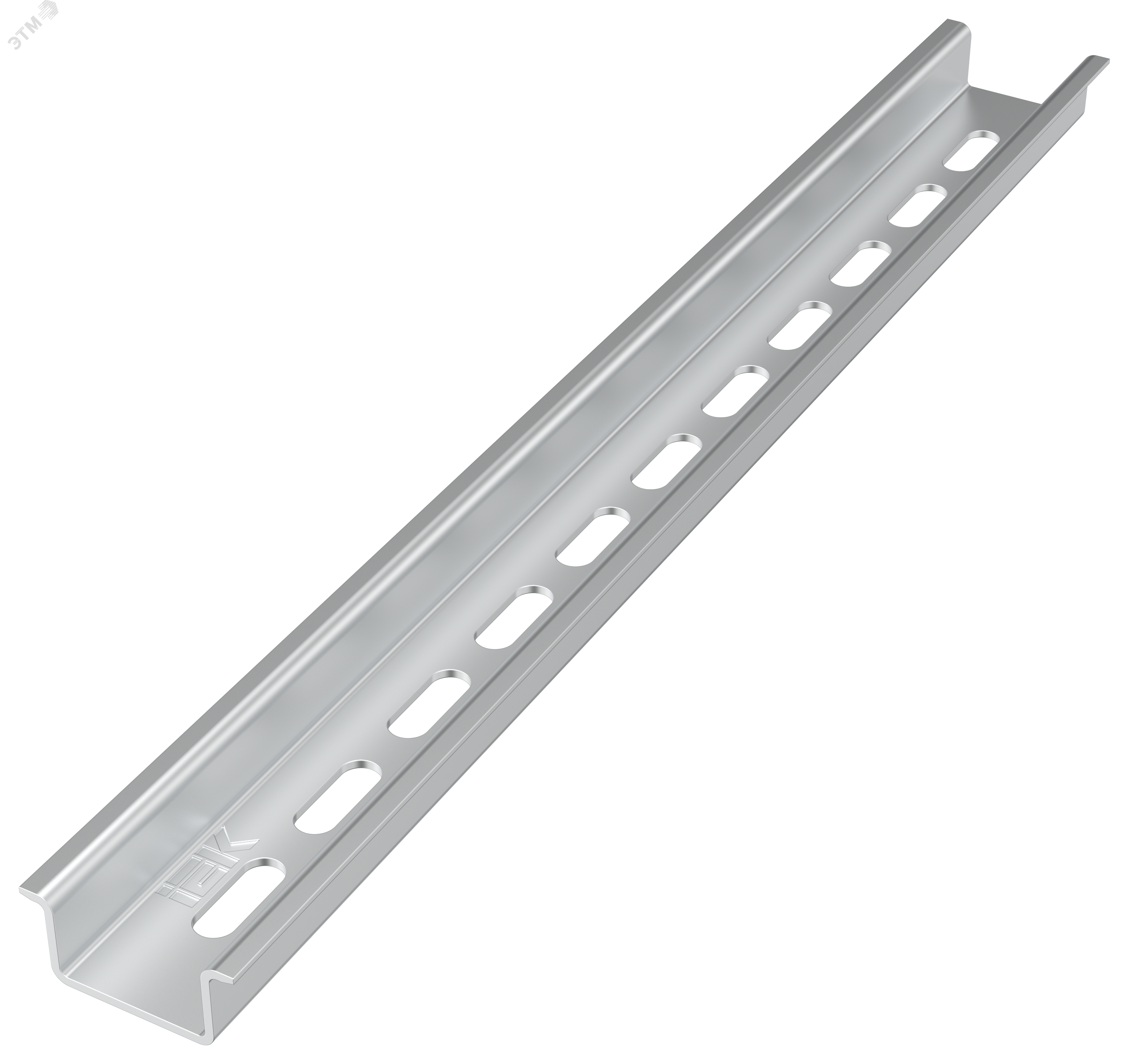 Изображение товара DIN-рейка 35x15 мм оцинкованная 200 см IEK для монтажа оборудования