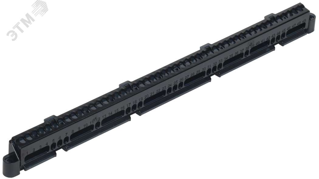 Изображение товара Суппорт для шин в корпус TEKFOR ширина 18 модулей