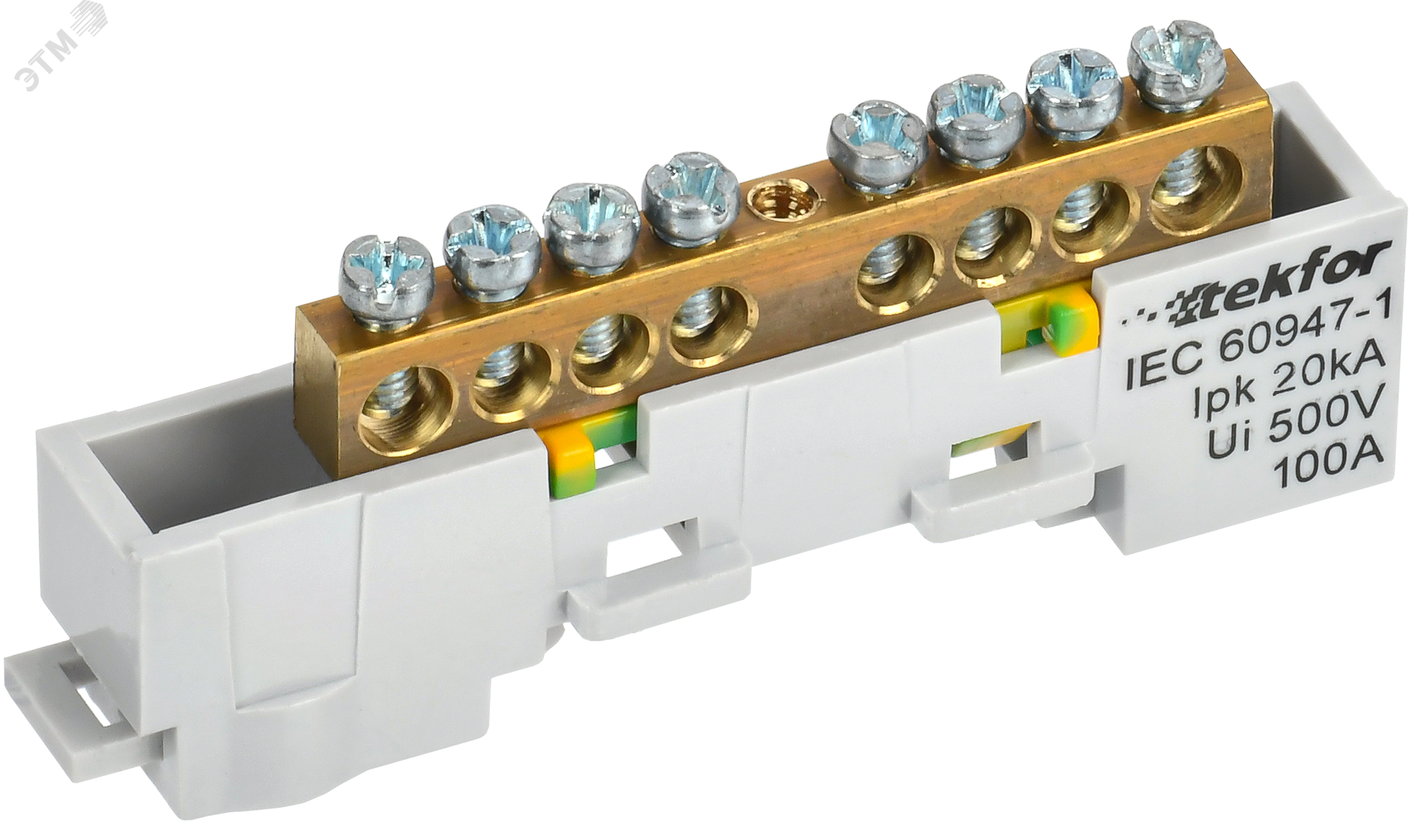 Изображение товара Шина TEKFOR PE земля неизолированная 6х9-8-Ж IEK (шт)