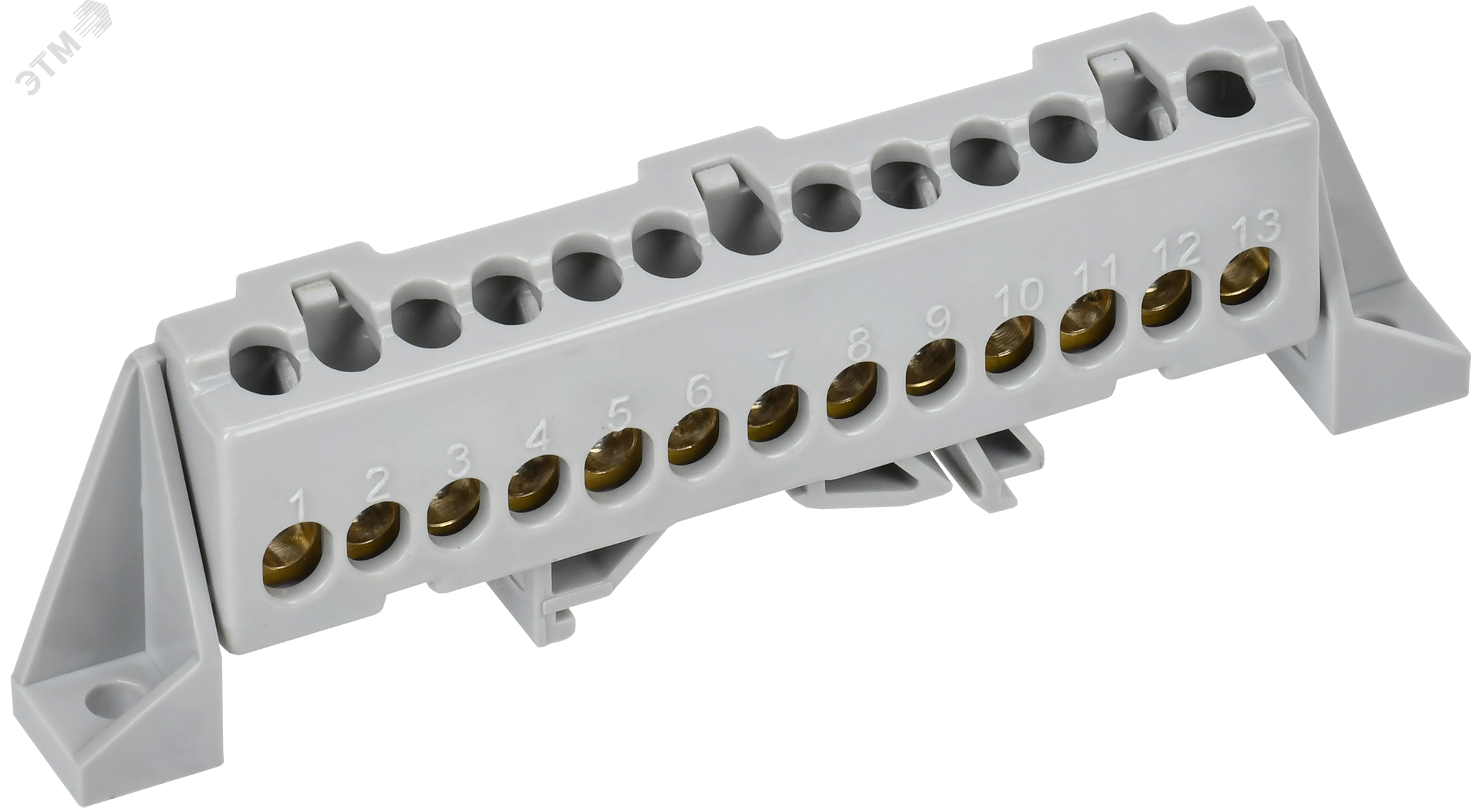 Изображение товара Шина L фаза в комбинированном DIN-изоляторе IEK 13 контактов