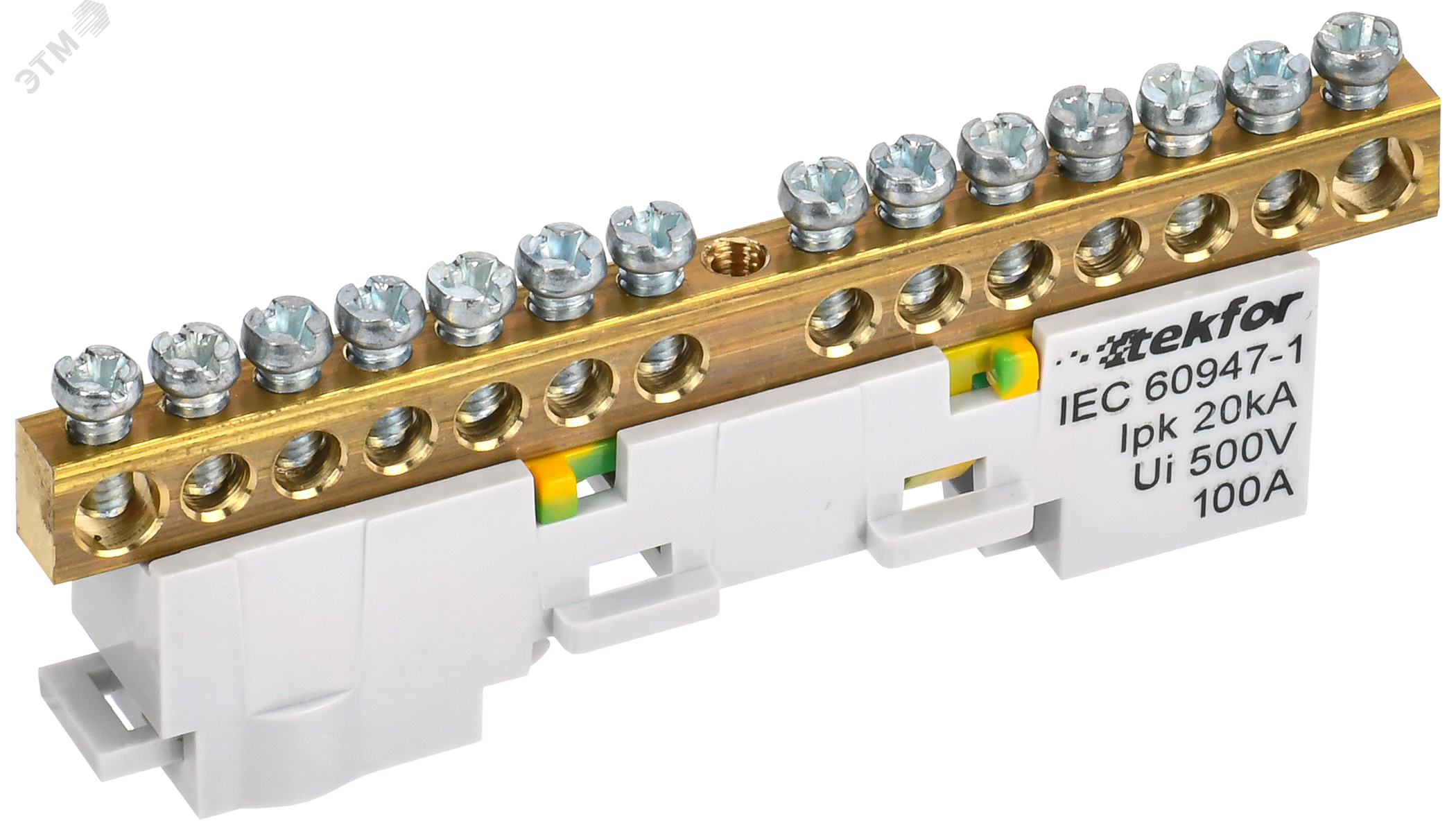 Изображение товара Шина PE земля неизолированная 6х9-14-Ж TEKFOR IEK