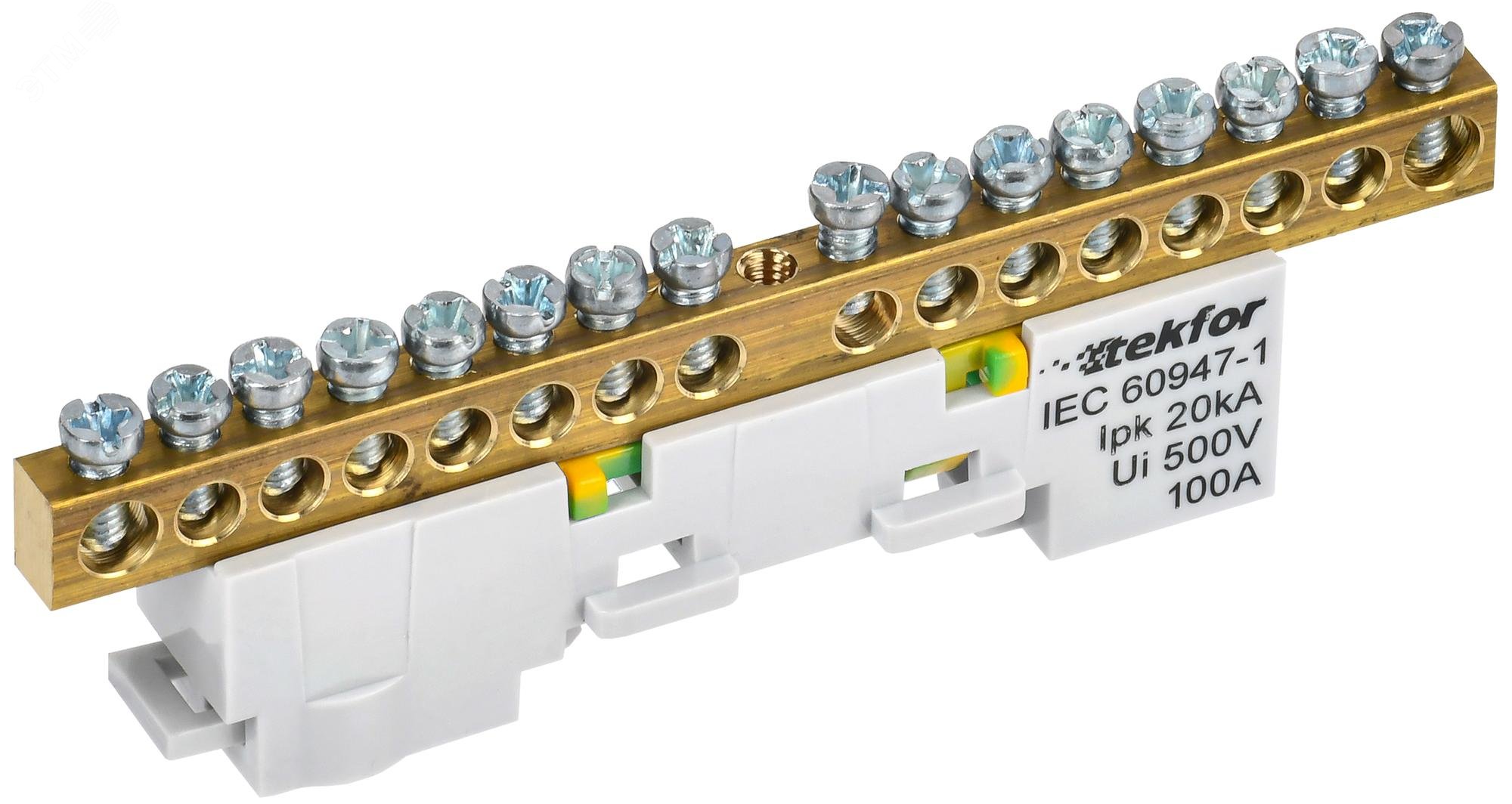 Изображение товара Шина PE земля неисолированная 6х9-16-Ж IEK для электросоединений