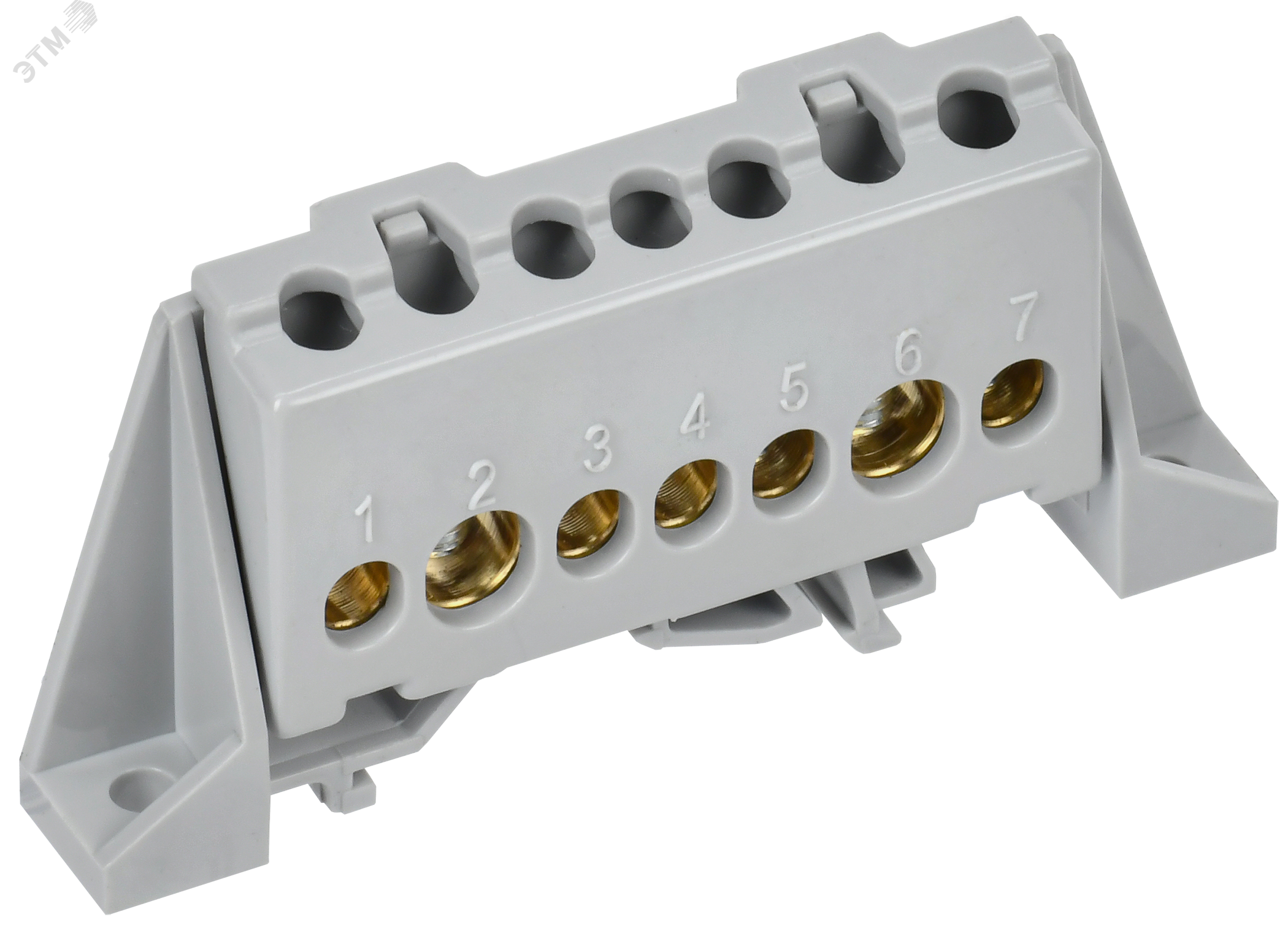 Изображение товара TEKFOR Шина L фаза в комбинированном DIN-изоляторе Стойка 8х12-7-Ср IEK