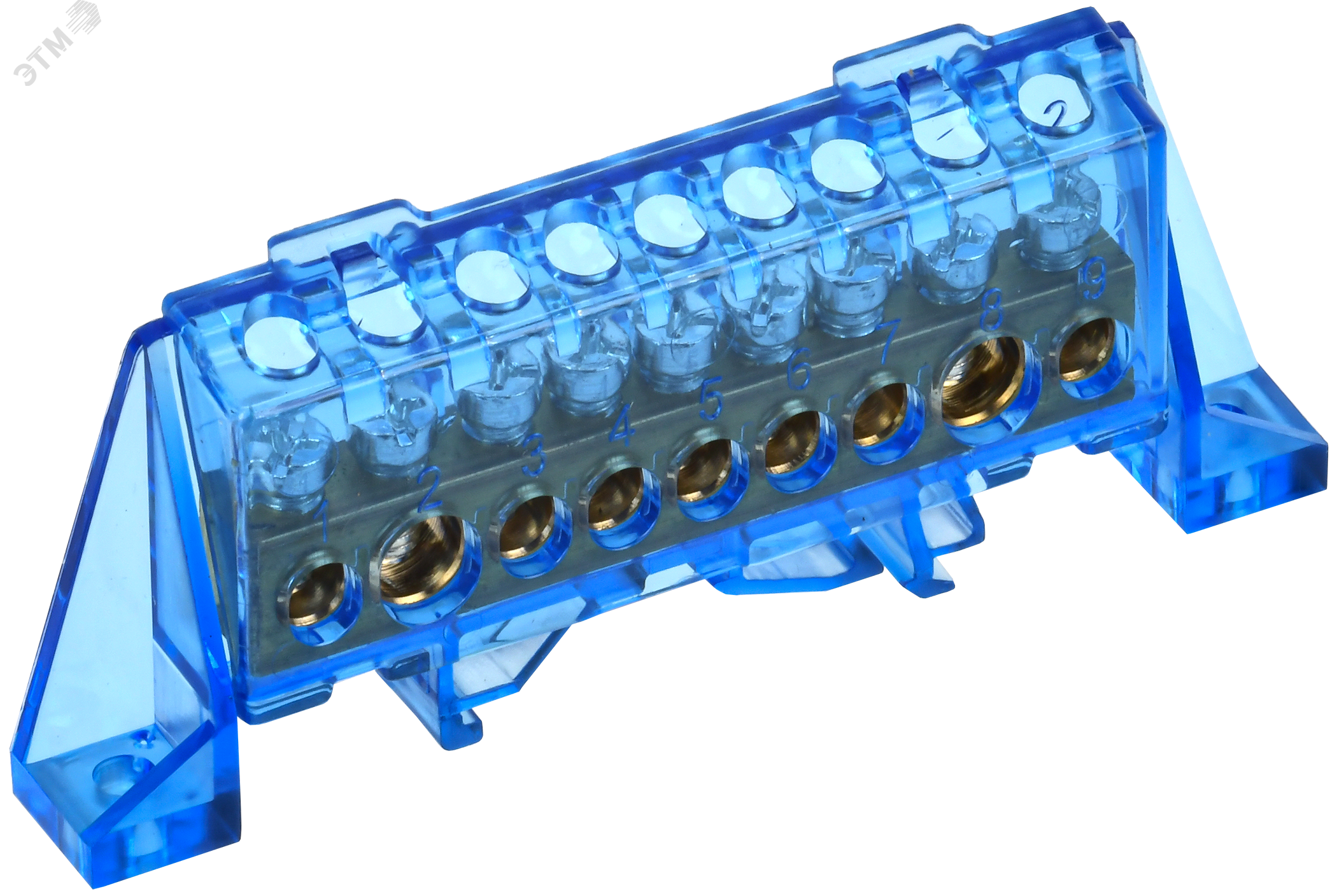 Изображение товара TEKFOR Шина N ноль в комбинированном DIN-изоляторе Стойка 8х12-9-С IEK