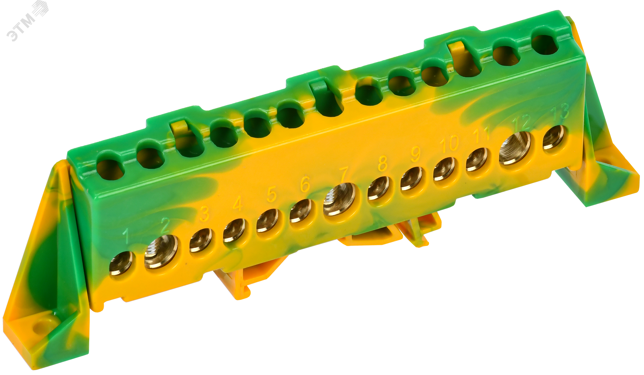 Изображение товара Шина PE земля TEKFOR 8х12-13-ЖЗ IEK для электрических соединений